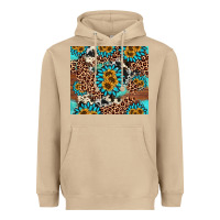Mushroom gemstone sunflower Heavyweight Hoodie - AdoDesignShop