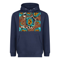Navy gemstone sunflower Heavyweight Hoodie - AdoDesignShop