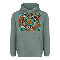 Sage gemstone sunflower Heavyweight Hoodie - AdoDesignShop