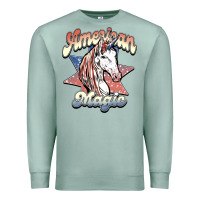 Seafoam American magic Premium Sweatshirt - NancyCooperArtShop