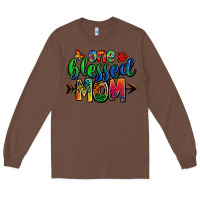 Chestnut one blessed mom autism Long Sleeve Tee - Zillion Design Studio