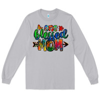 Moon Dust one blessed mom autism Long Sleeve Tee - Zillion Design Studio