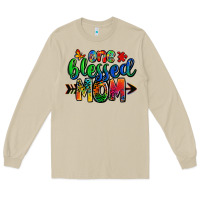 One Blessed Mom Autism Long Sleeve Tee | Teevron