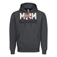 Smoke mom she is clothed in gratitude counting blessings Zipper Hoodie - JahusDesignShop