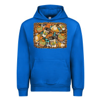 Cobalt autumn distressed background Urban Hoodie - BundleAndBundleShop
