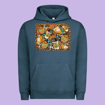 Autumn Distressed Background Urban Hoodie Designed By Bundleandbundleshop