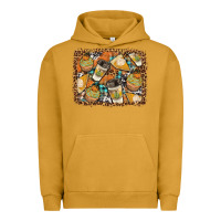 Pigment Peanut Butter autumn distressed background Urban Hoodie - BundleAndBundleShop