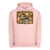 Pigment Salmon autumn distressed background Urban Hoodie - BundleAndBundleShop