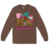 Chestnut valentines day m a medical assistant Long Sleeve Tee - AdoDesignShop