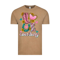 Vintage Coffee love western cowboy Vintage Tee - texasbilliewilder
