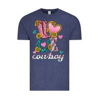 Vintage Denim love western cowboy Vintage Tee - texasbilliewilder