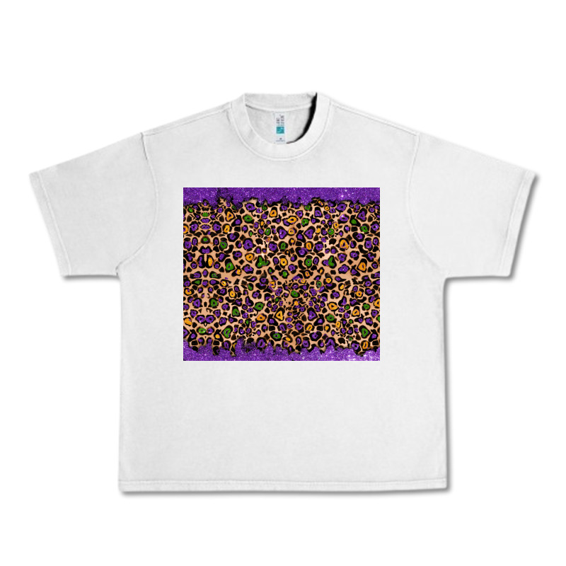 Mardi Gras Leopard Urban Heavy Tee by RanaPortraitStore | Teevron