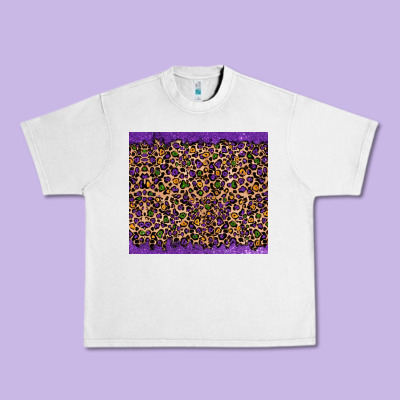 Urban Heavy Tee mardi gras leopard