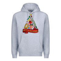 Heather Grey teacher tools christmas tree Premium Hoodie - MaliasSmallBusiness