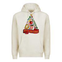 Oatmeal Heather teacher tools christmas tree Premium Hoodie - MaliasSmallBusiness