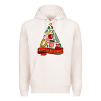 Pale Pink teacher tools christmas tree Premium Hoodie - MaliasSmallBusiness