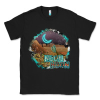 Black neon moon Classic Tee - SublimationCraftShop