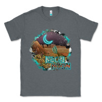 Charcoal Heather neon moon Classic Tee - SublimationCraftShop