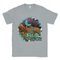 Heather Grey neon moon Classic Tee - SublimationCraftShop