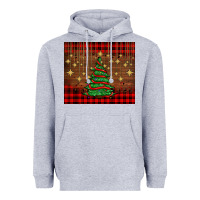 Heather Grey Christmas trees Heavyweight Hoodie - AdoDesignShop