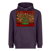 Plum Christmas trees Heavyweight Hoodie - AdoDesignShop