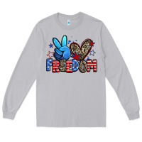 Moon Dust peace love freedom Long Sleeve Tee - Zillion Design Studio