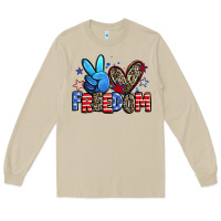 Mushroom peace love freedom Long Sleeve Tee - Zillion Design Studio