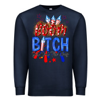 Navy boom bitch get out the way Premium Sweatshirt - NancyCooperArtShop