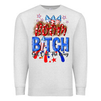 Oatmeal Heather boom bitch get out the way Premium Sweatshirt - NancyCooperArtShop
