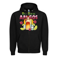 Black the three amigos Zipper Hoodie - JahusDesignShop