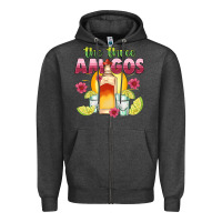 Charcoal Heather the three amigos Zipper Hoodie - JahusDesignShop