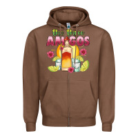 Chestnut the three amigos Zipper Hoodie - JahusDesignShop