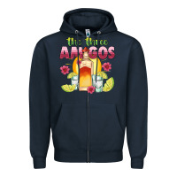 Navy the three amigos Zipper Hoodie - JahusDesignShop
