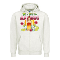 Oatmeal Heather the three amigos Zipper Hoodie - JahusDesignShop