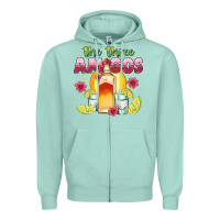 Seafoam the three amigos Zipper Hoodie - JahusDesignShop