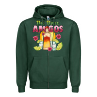 Sports Green the three amigos Zipper Hoodie - JahusDesignShop