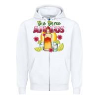 White the three amigos Zipper Hoodie - JahusDesignShop