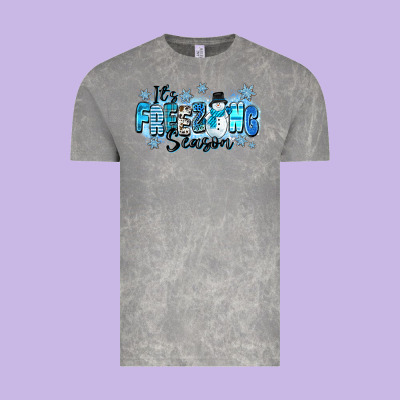 It's Freezing Season Vintage Tee Designed By Zillion Design Studio