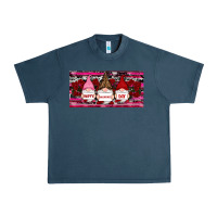 Midnight Navy Happy valentines day gnomes rose Urban Heavy Tee - RanaPortraitStore