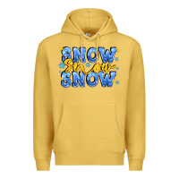 Antique Gold snow snow snow with sparkle Premium Hoodie - AdoDesignShop