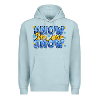 Blue Mist snow snow snow with sparkle Premium Hoodie - AdoDesignShop