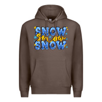 Coffee snow snow snow with sparkle Premium Hoodie - AdoDesignShop