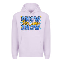 Lilac snow snow snow with sparkle Premium Hoodie - AdoDesignShop