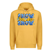 Mustard snow snow snow with sparkle Premium Hoodie - AdoDesignShop