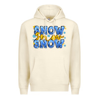 Sandshell snow snow snow with sparkle Premium Hoodie - AdoDesignShop