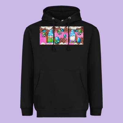 Western Easter Day Gnomes With Eggs Heavyweight Hoodie Designed By Artiststas