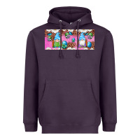 Plum Western Easter Day Gnomes With Eggs Heavyweight Hoodie - Artiststas