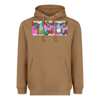 Toasted Coconut Western Easter Day Gnomes With Eggs Heavyweight Hoodie - Artiststas