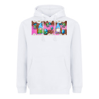 White Western Easter Day Gnomes With Eggs Heavyweight Hoodie - Artiststas