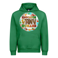 Emerald educator of tiny humans round earring Urban Hoodie - BundleAndBundleShop